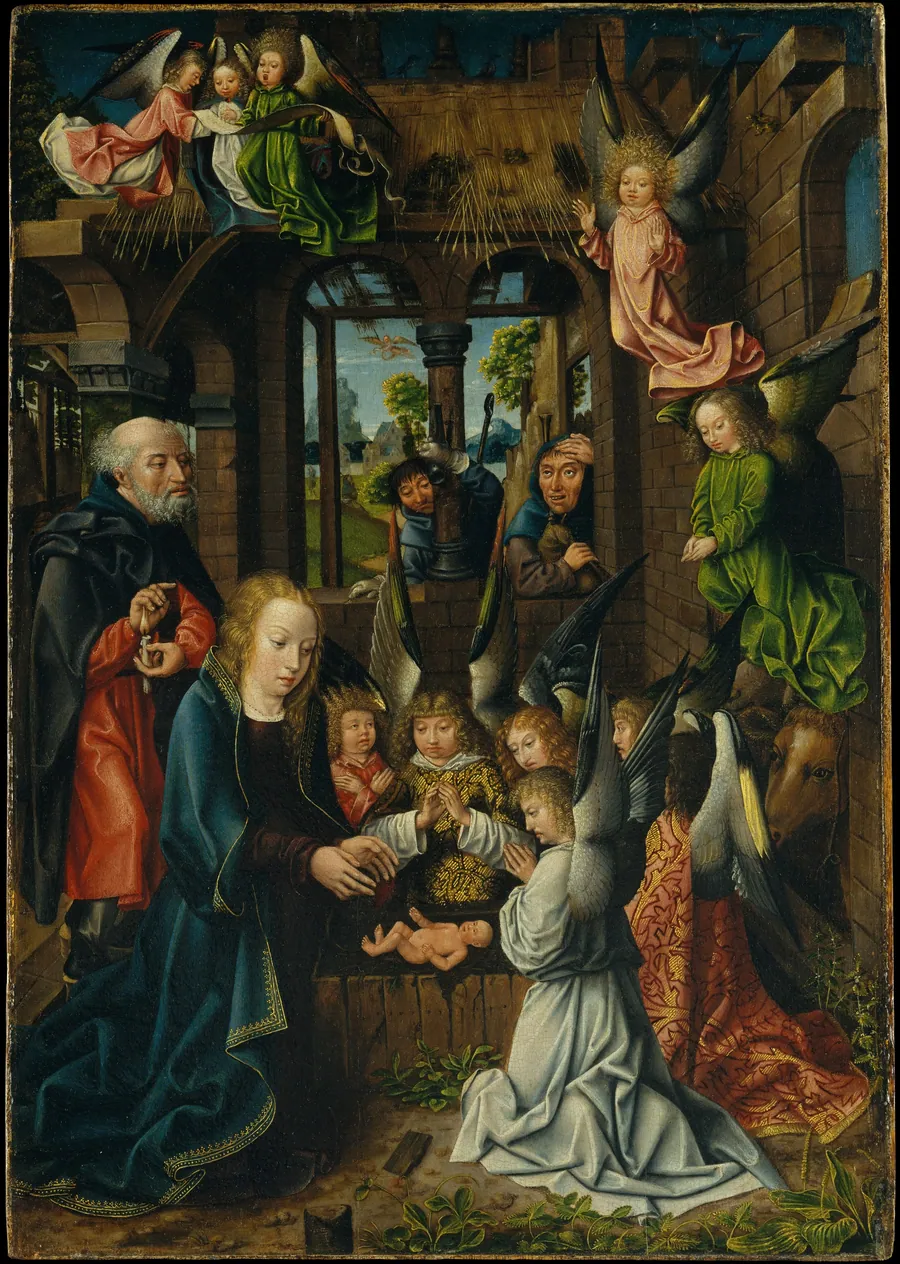 The Adoration of the Christ Child by Master of Frankfurt