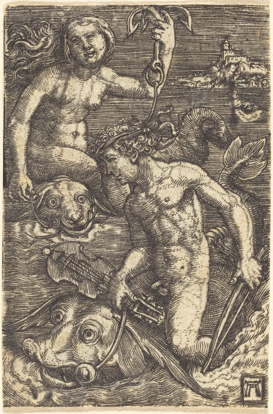 Arion and a Nereid by Albrecht Altdorfer