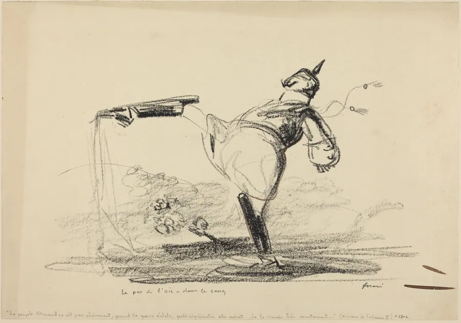 Le pas de l'oie - dans le sang by Jean-Louis Forain