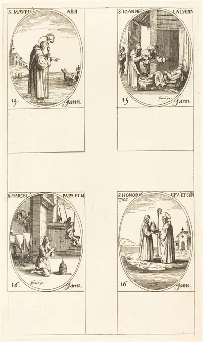 St. Maurus; St. John Calybite; St. Marcellus; St. Honoratus