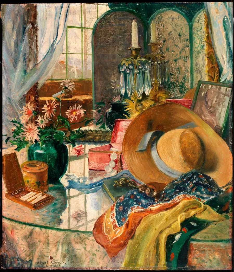 Furbelows by Albert Sterner, born London, England 1863-died New York City 1946