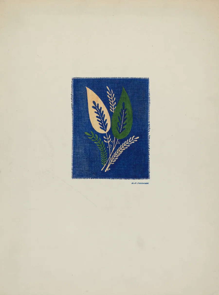 Detail of Skirt Design by Randolph F. Miller