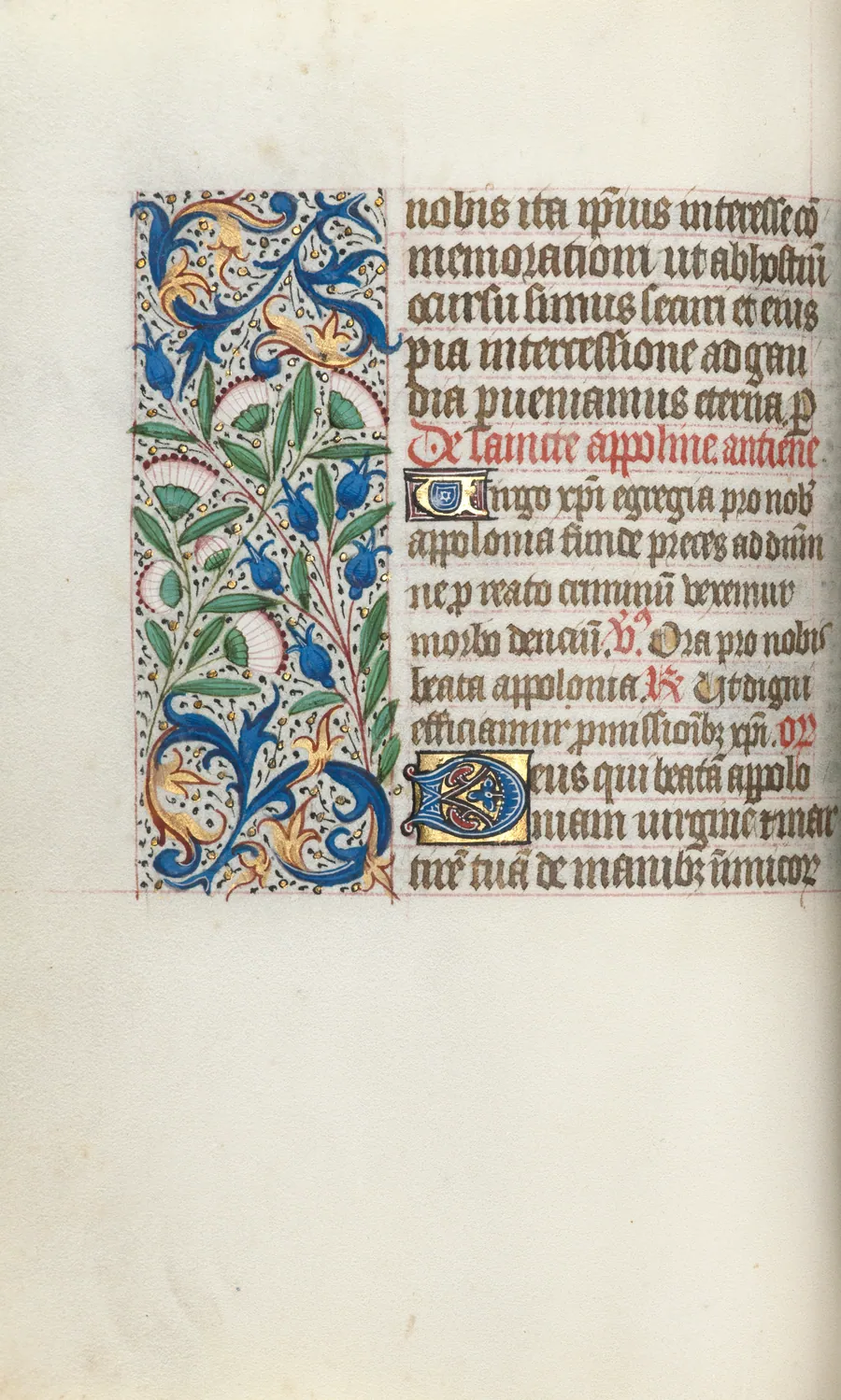 Book of Hours (Use of Rouen): fol. 54v by Master of the Geneva Latini