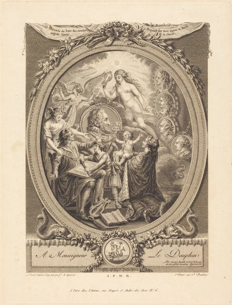 Allegory in Honor of Henri IV by François Marie Isidore Queverdo