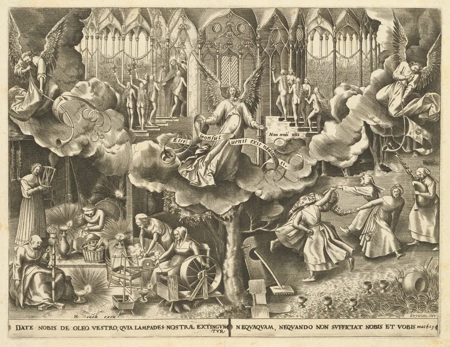The Parable of the Wise and Foolish Virgins by Philip Galle
