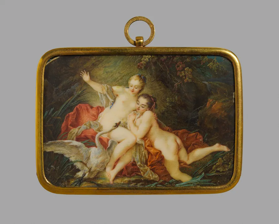 Leda and the Swan, after Boucher by Jacques Charlier