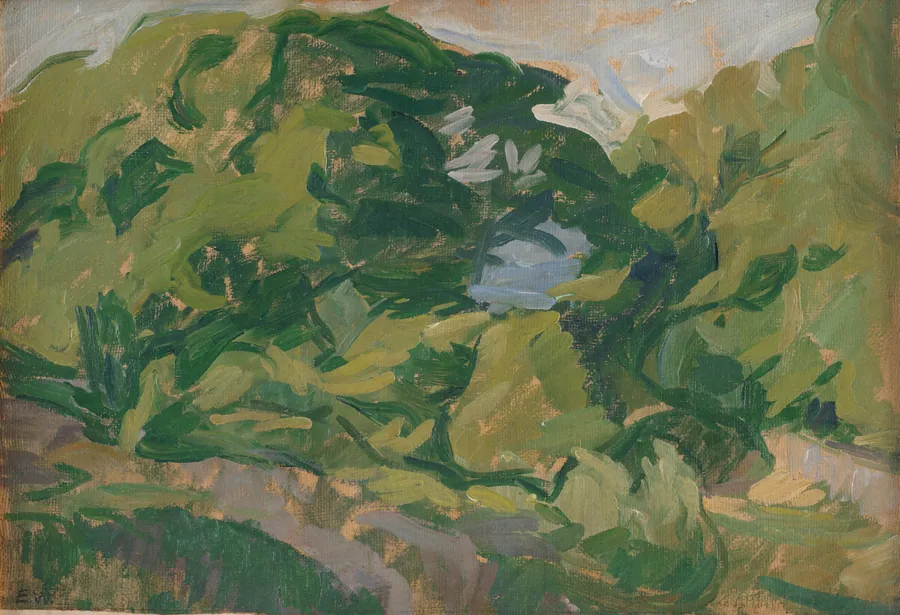 Landskab. Christiansø by Edvard Weie