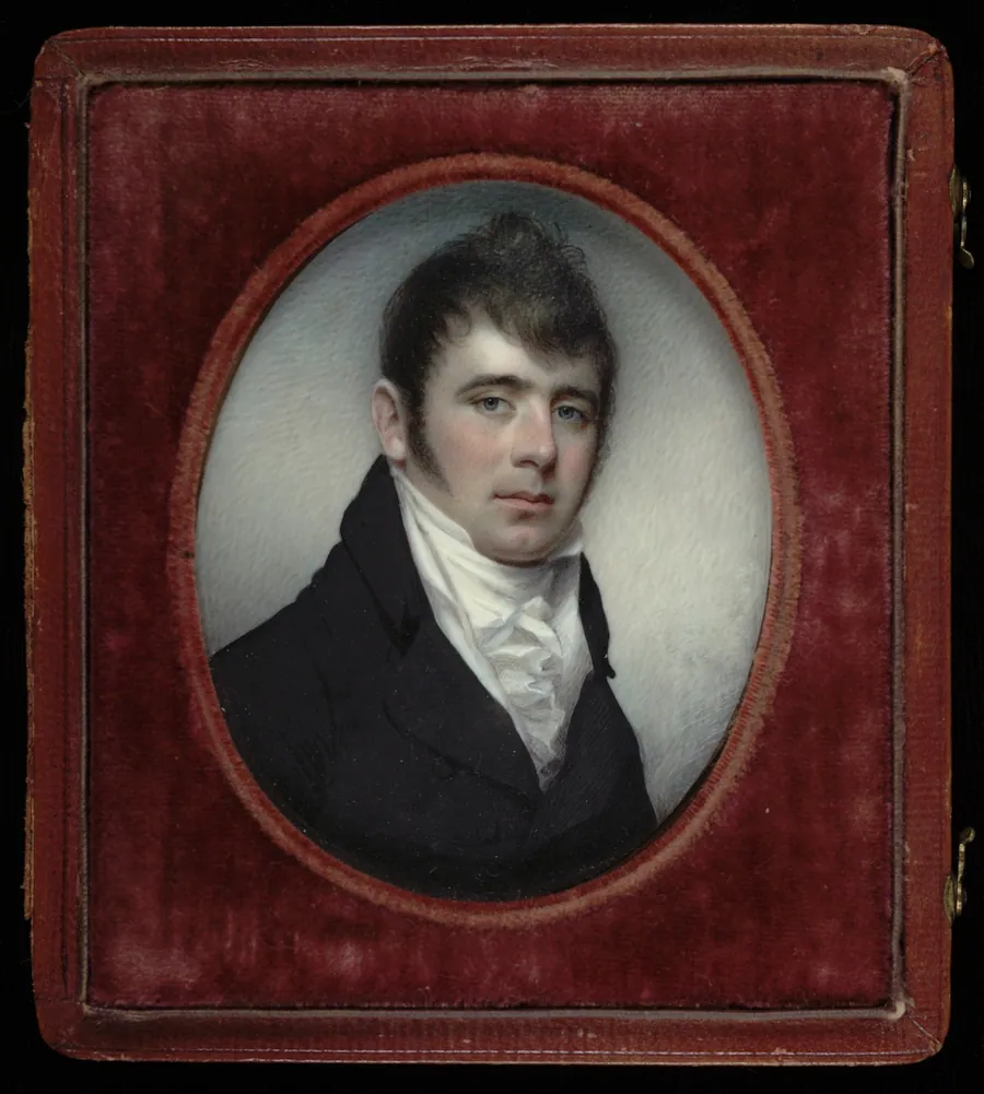 Joseph Curwen by Edward Greene Malbone, born Newport, RI 1777-died Savannah, GA 1807