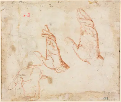 Study of Hands (verso)