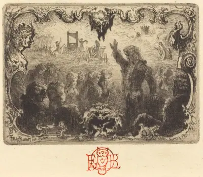 Jacques Cazotte's "Le Diable amoureux" (3rd vignette)