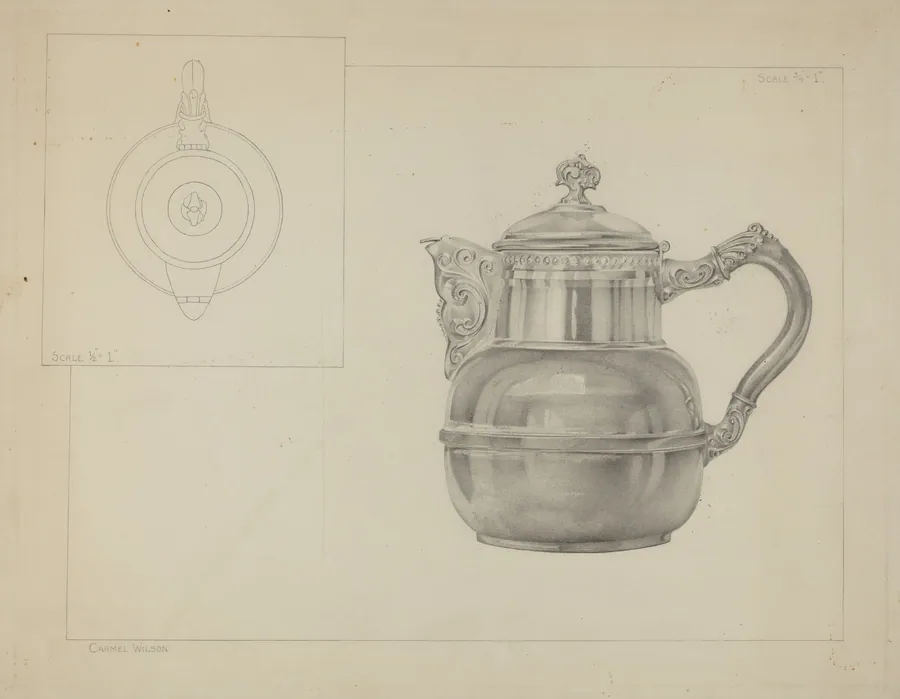 Silver Teapot by Carmel Wilson