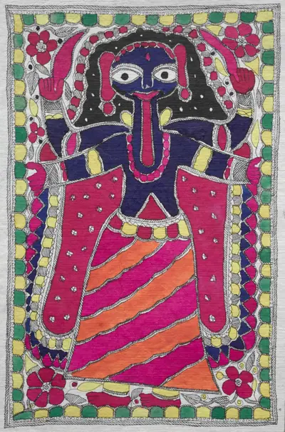 Devotional painting (female figure)