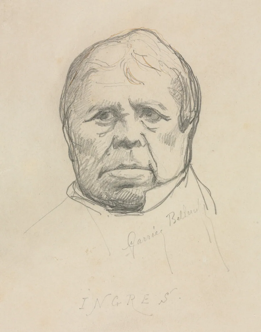 Portrait of Ingres by Albert-Ernest Carrier-Belleuse