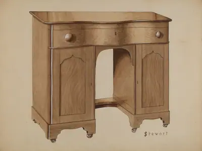 Knee-hole Desk