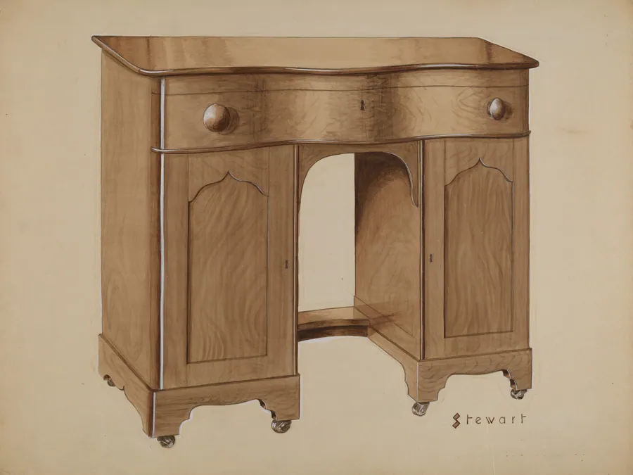 Knee-hole Desk by Robert Stewart