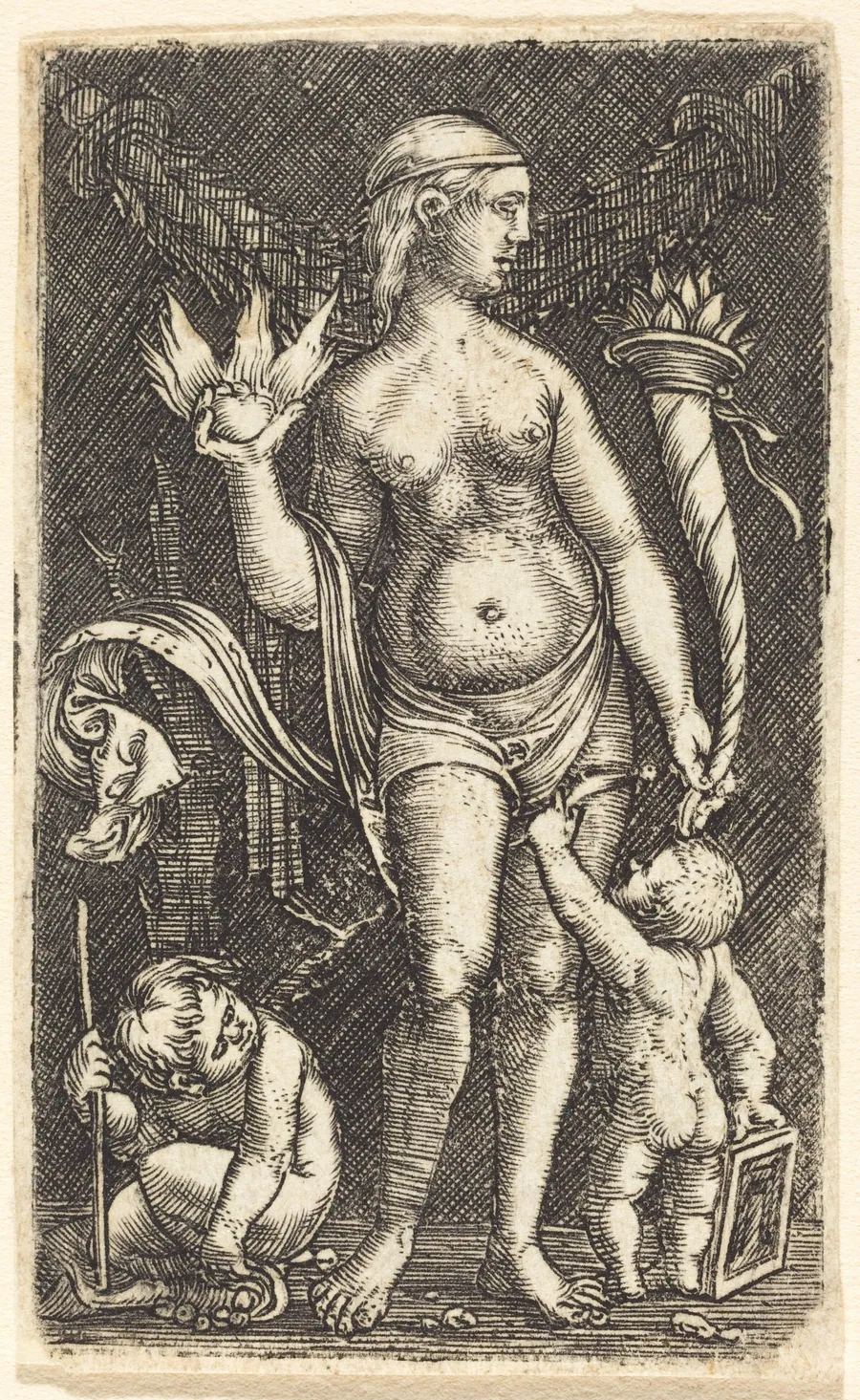 Venus with Two Putti by Albrecht Altdorfer