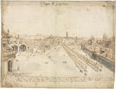 Eighteen Views of Rome: The Campo Vaccino (The Roman Forum)