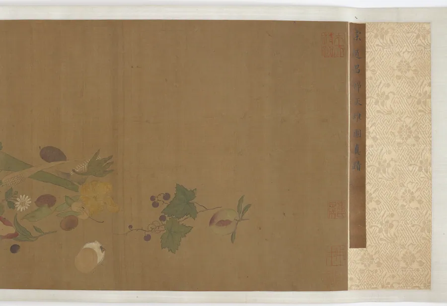 Fruits, vegetables, flowers, and insects by Formerly attributed to Zhao Chang (ca. 960-after 1015)
