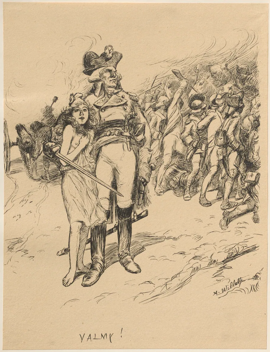 Valmy by Adolphe Léon Willette