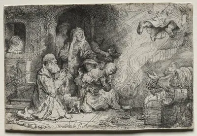 The Angel Departing from the Family of Tobit