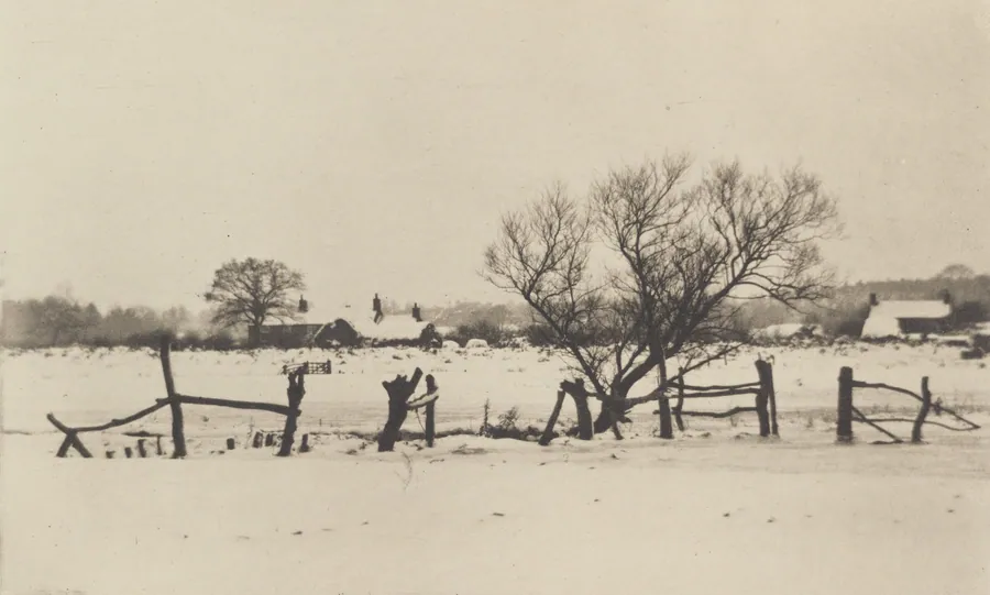 The Snowy Marshlands by Peter Henry Emerson