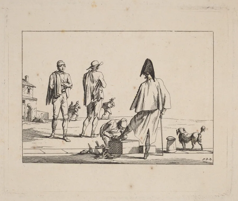 Décroteur et Ramoneur (Scraper and Chimney Sweep) by Jean Duplessis-Bertaux