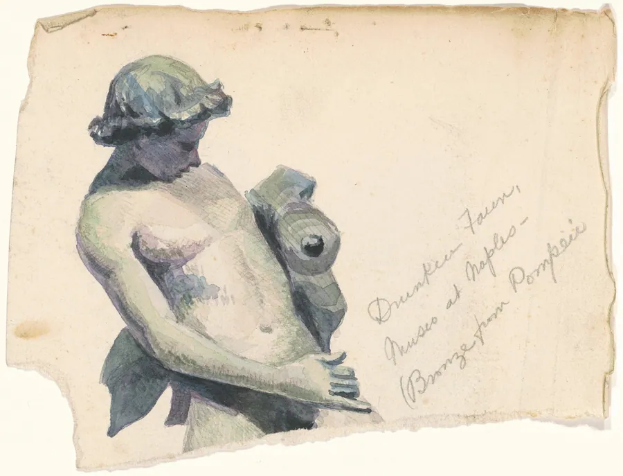Drunken Faun, Museo at Naples by Marietta Minnigerode Andrews
