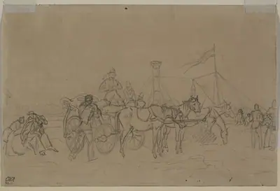 Passengers for Rhine Steamer (verso)