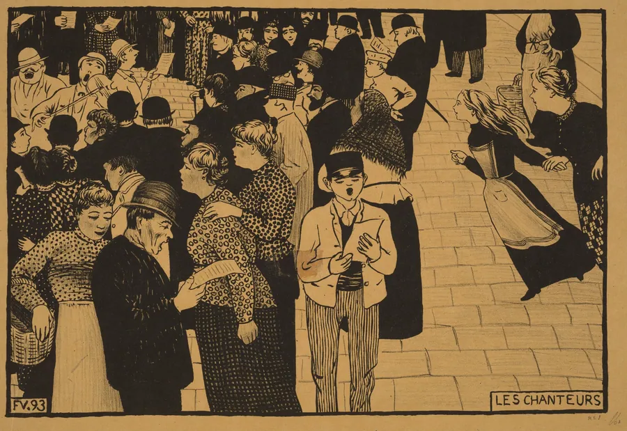 Les Chanteurs (The Singers) by Félix Vallotton