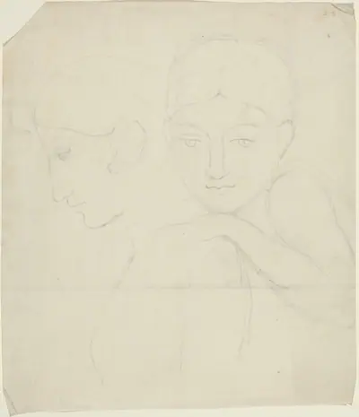 Two Women's Heads