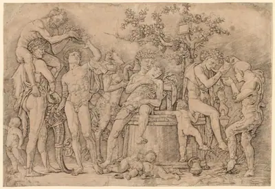 Bacchanal with a Wine Vat
