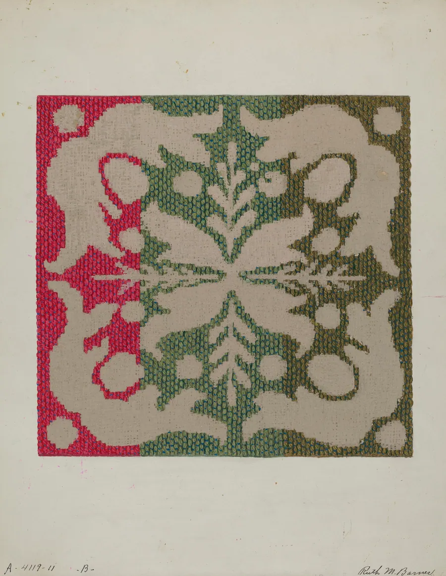 Coverlet (Wool) by Ruth M. Barnes