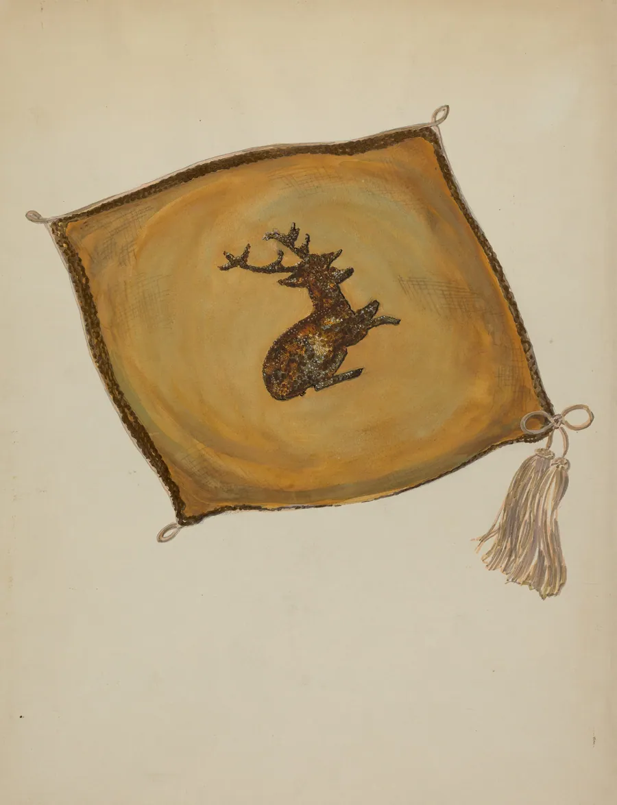 Cushion Top by Florence Huston