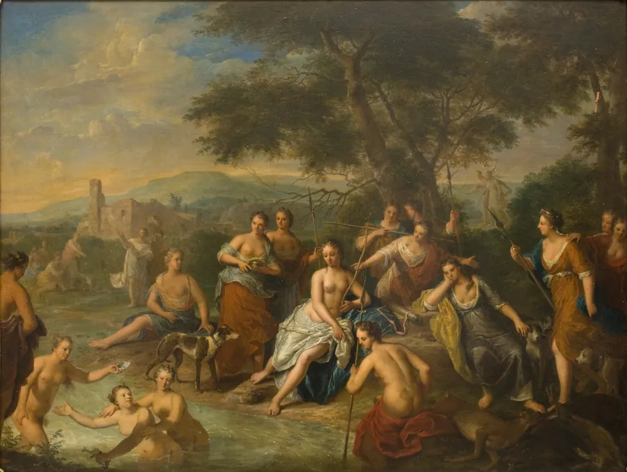 Diana med sine nymfer by Gerard Hoet I