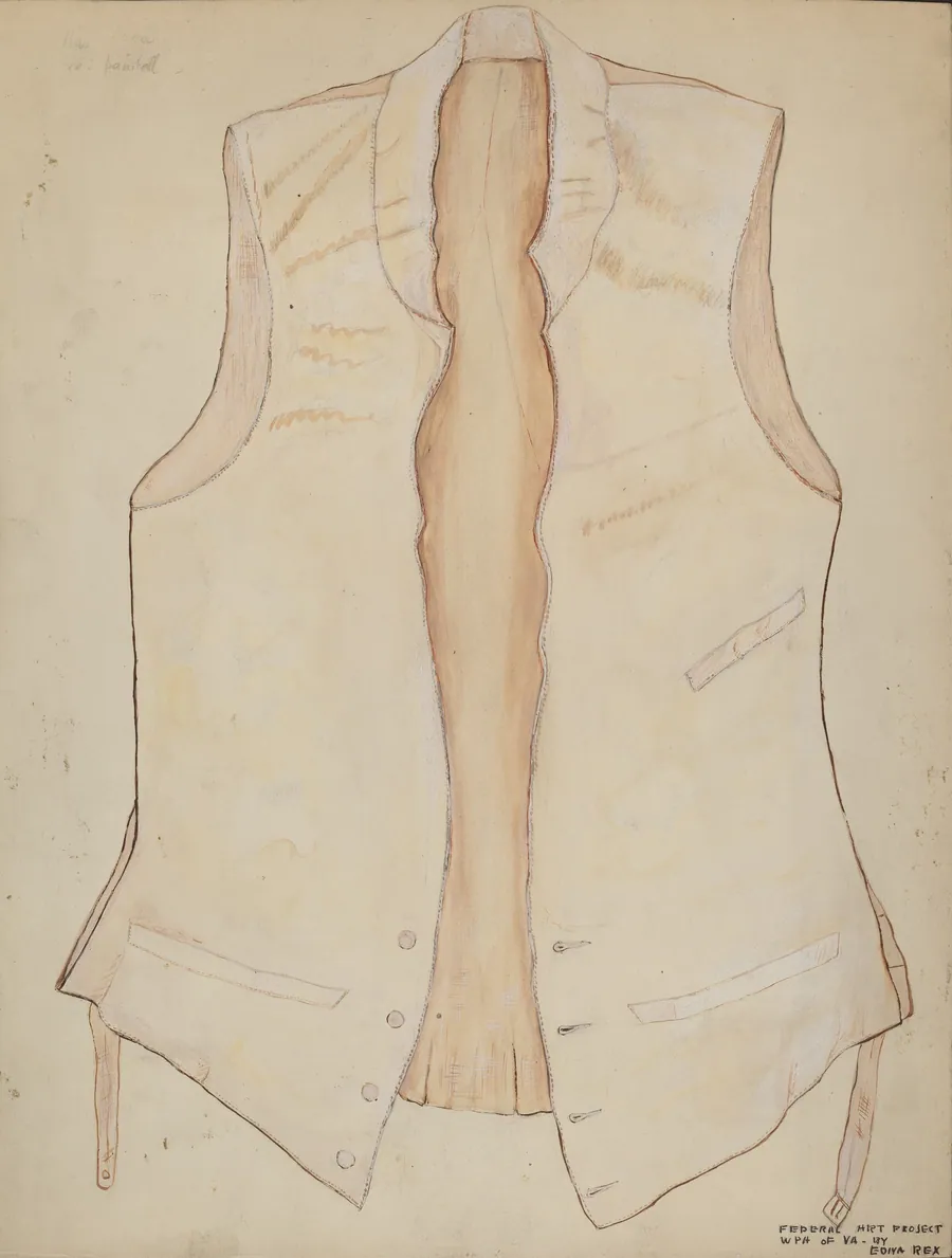 Wedding Vest by Edna Crenshaw Rex