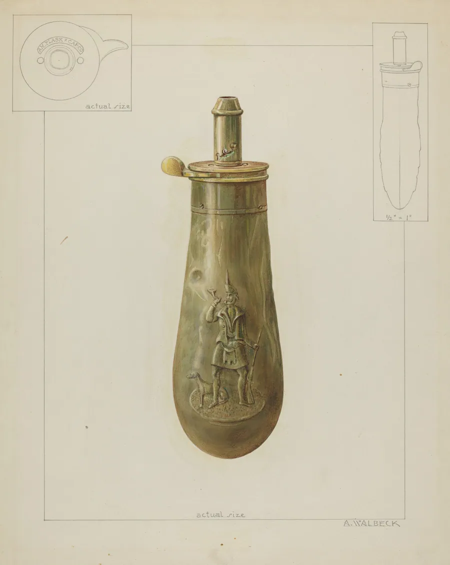 Powder Horn by Alfred Walbeck