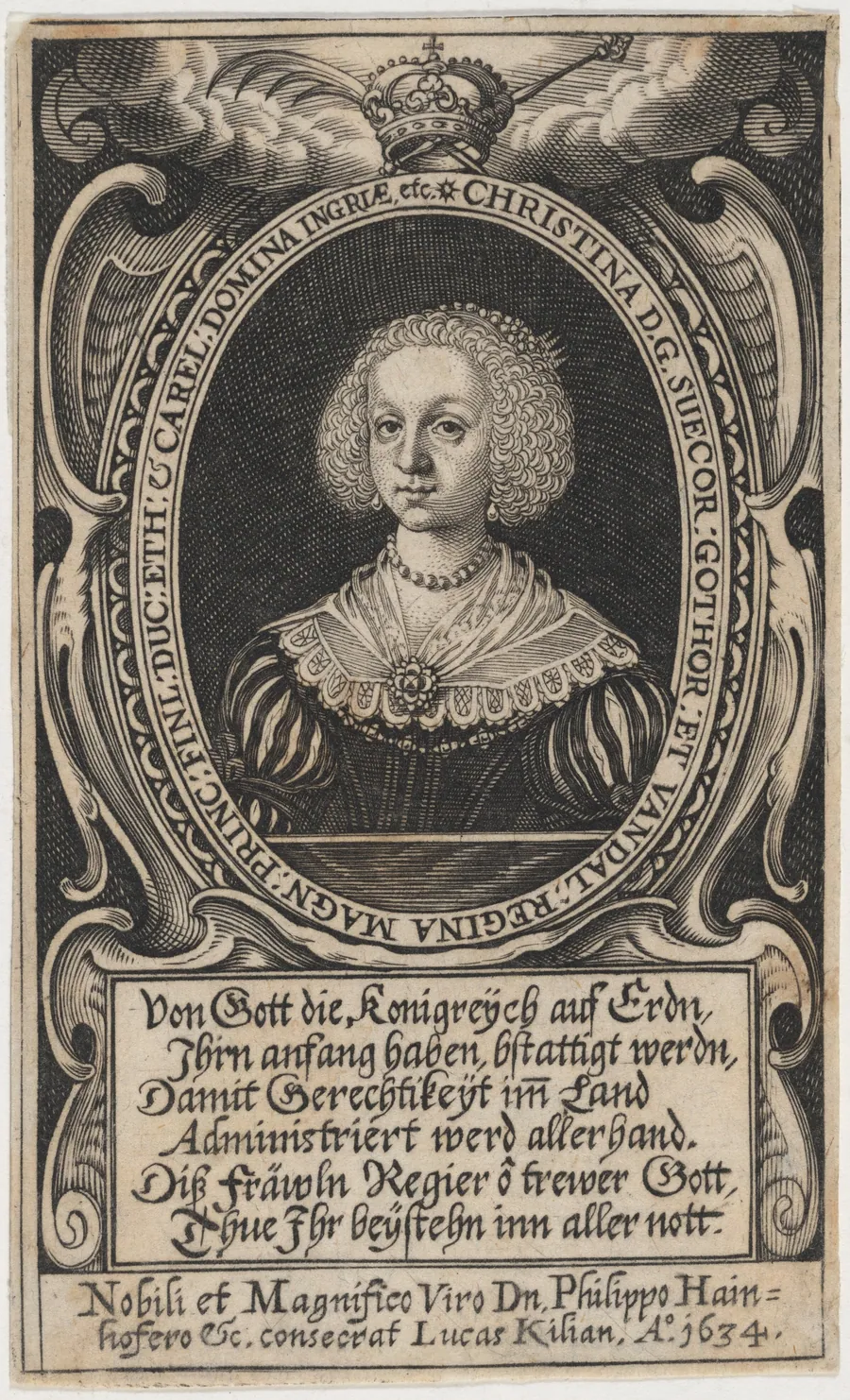 Queen Christina by Lucas Kilian