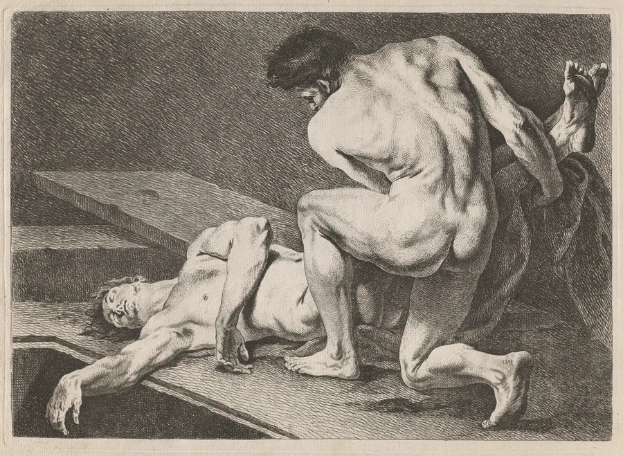 An Entombment by Carle Van Loo