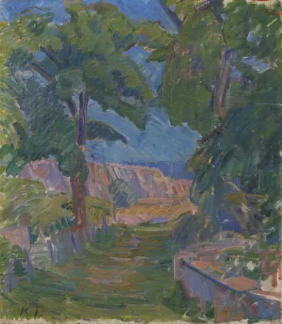 Landskab ved "Mindet", Christiansø