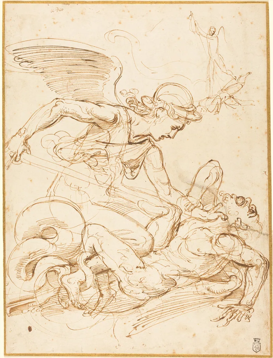 Saint Michael by Giulio Romano