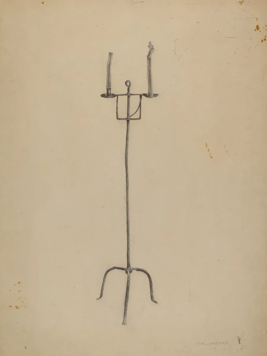 Adjustable Candle Holder by Howard Lumbard