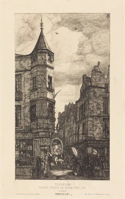 Tourelle, Rue de l'École de Médecine, 22, Paris