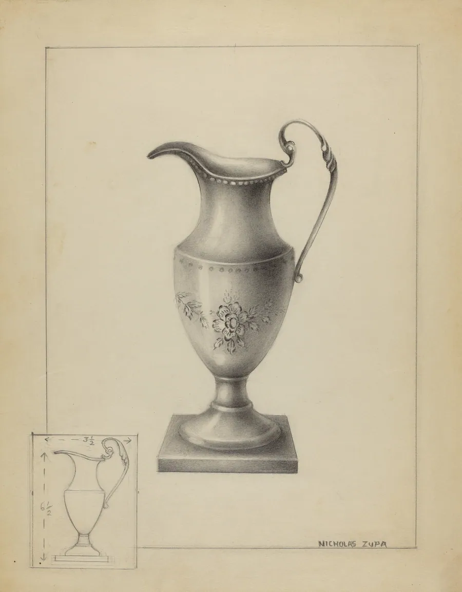 Silver Creamer by Nicholas Zupa