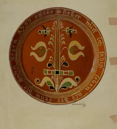 Pennsylvania German Plate