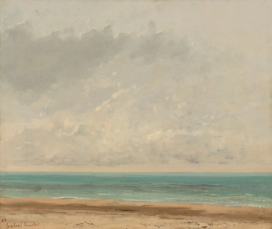 Calm Sea by Gustave Courbet