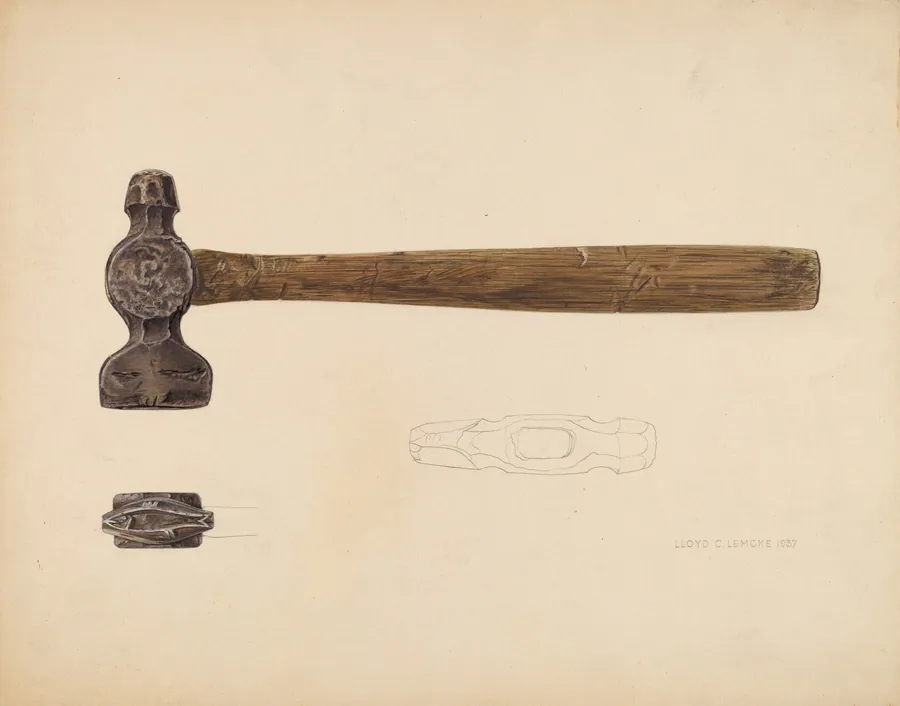 Fish Marker by Lloyd Charles Lemcke