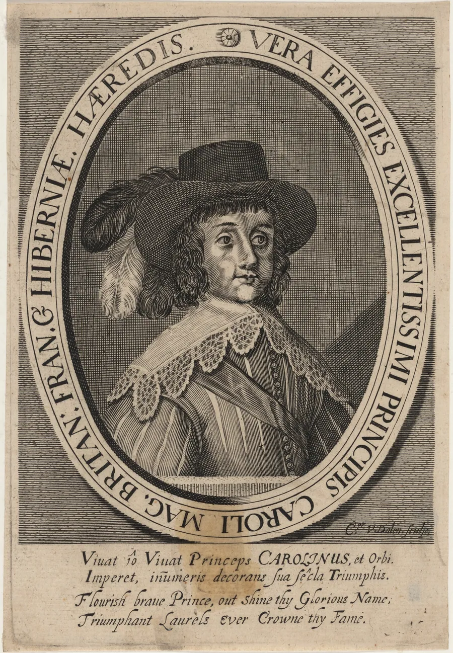 Charles II as Prince by Cornelis van Dalen I