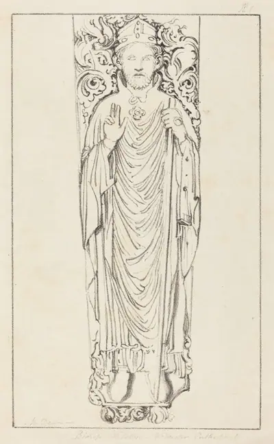 Bishop Wulstan, in Worcester Cathedral