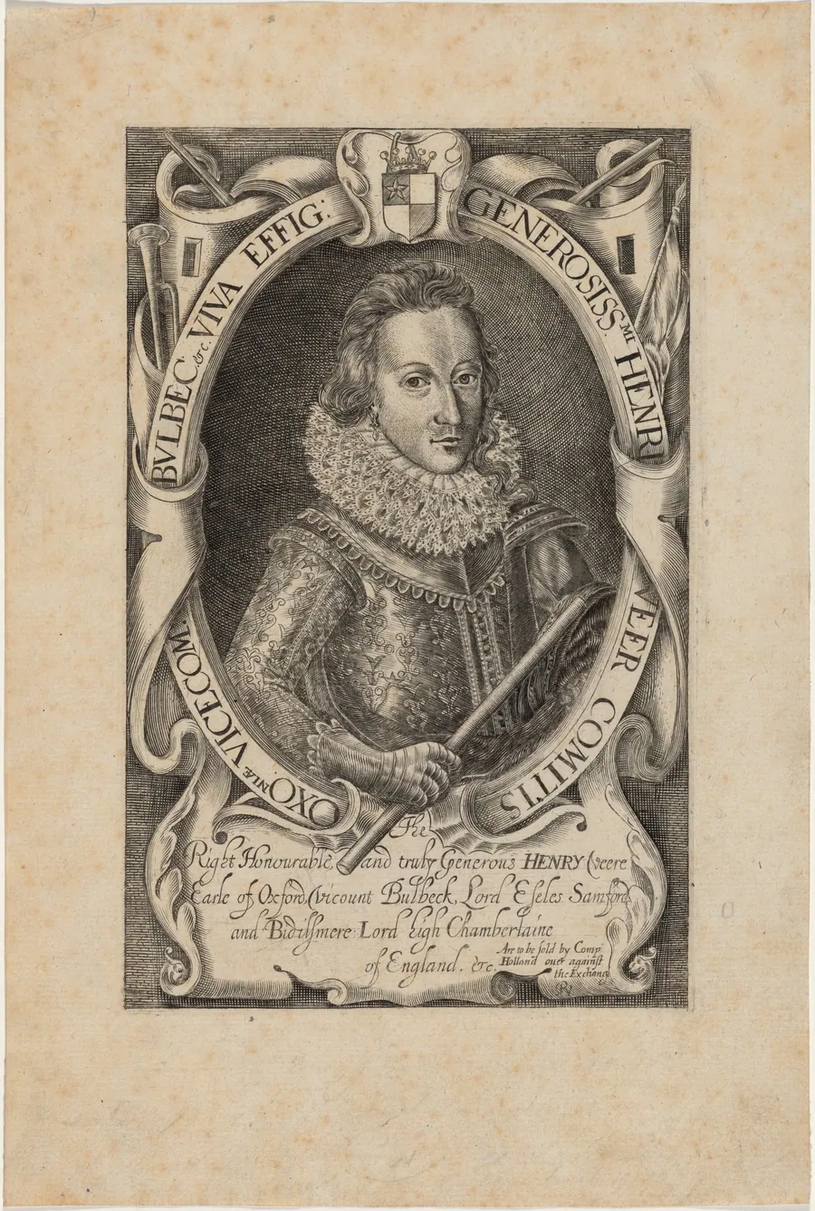 Henry de Vere, Eighteenth Earl of Oxford by Robert Vaughan