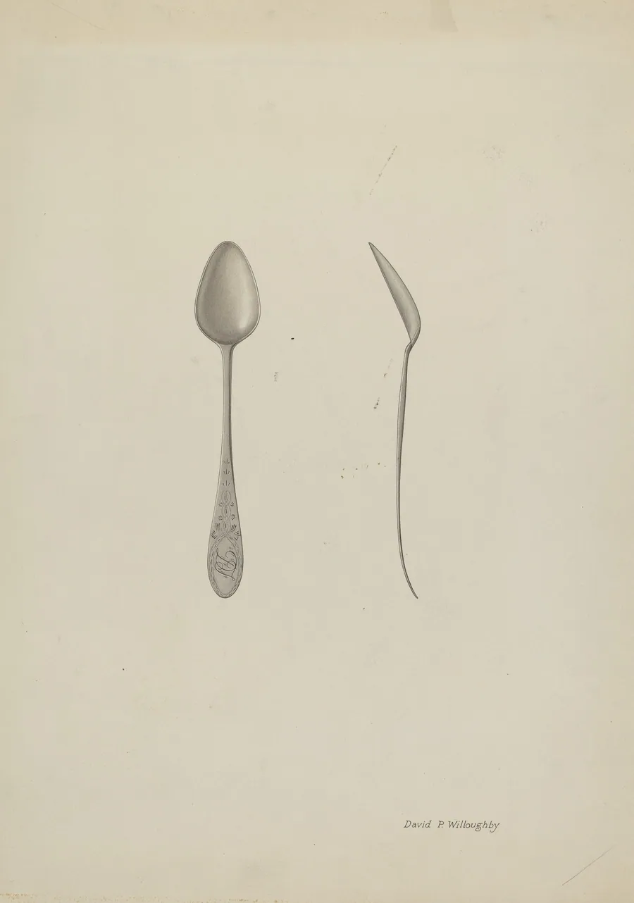 Silver Teaspoon by David P Willoughby